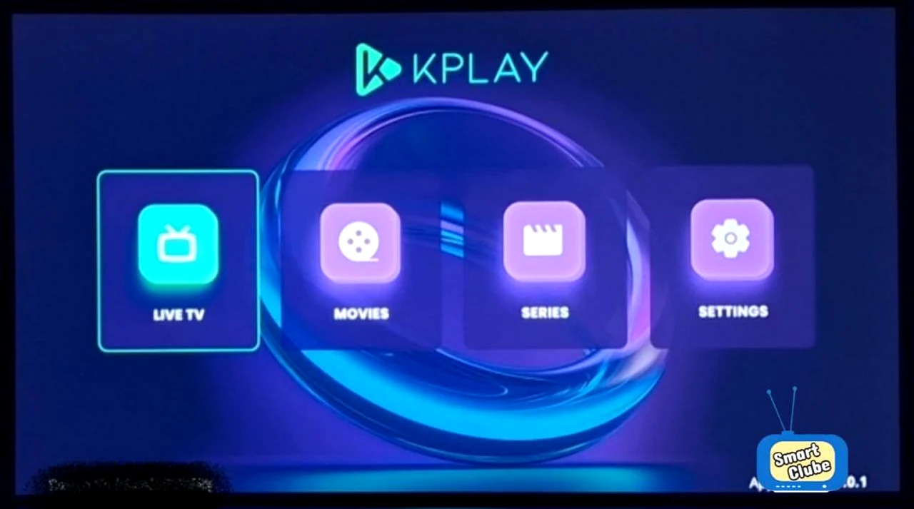 Layout KPLAY para Smart TVs